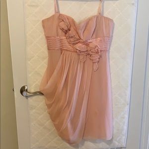 BCBG Maxazria pink floral dress